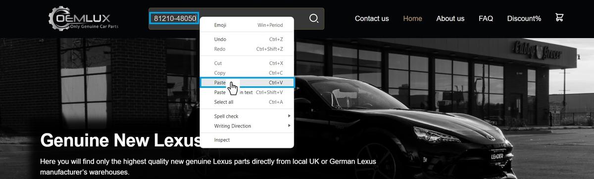 how to find part in the online car parts catalog step 6